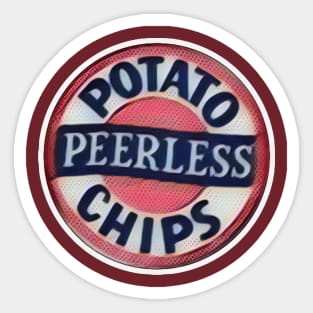 Peerless Potato Chips Sticker